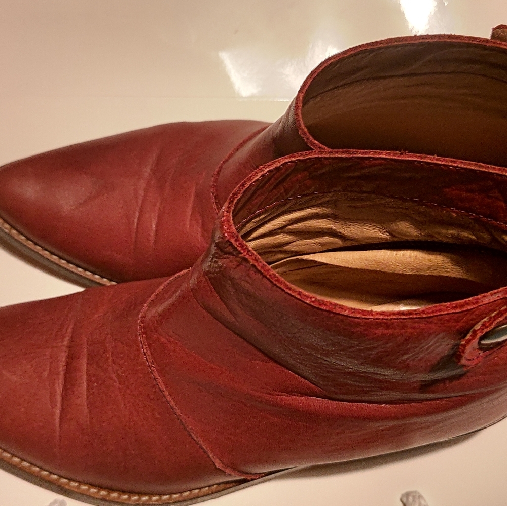 Gee "Wawa Bordeaux Leather Ankle Boot